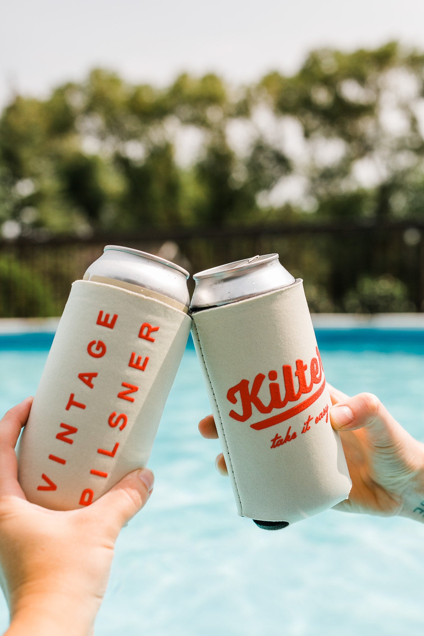 16oz Foam Koozie Vintage Pilsner Kilter Brewing
